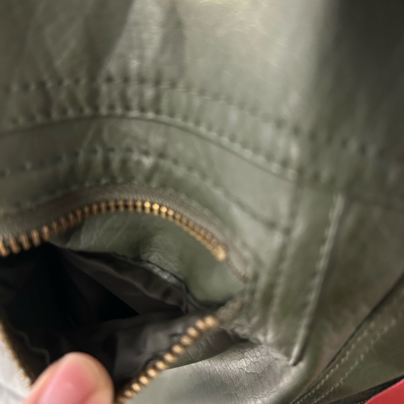 Men's Green Leather Jacket - Picture 4 of 7